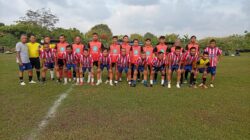 Kepala Desa Sukadamai Apresiasi Sportivitas Laga Senkom FC kontra Pemdes