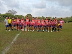 Kepala Desa Sukadamai Apresiasi Sportivitas Laga Senkom FC kontra Pemdes