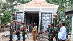 Tim Wasev Sterad TNI Tinjau Sejumlah Titik Pembangunan TMMD Ke-128 di Desa Brabe