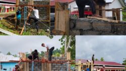 Kerja Sama Solid, Satgas TMMD Ke-128 Kodim 1801/Manokwari Sigap Lakukan Pengecoran Bak Penampungan Air Bersih Kerja Sama Solid, Satgas TMMD Ke-128 Kodim 1801/Manokwari Sigap Lakukan Pengecoran Bak Penampungan Air Bersih