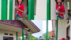Pengecatan Kusen dan Tiang RTLH, Satgas TMMD Ke-128 Kodim 1801/Manokwari Percantik Hasil Pembangunan Pengecatan Kusen dan Tiang RTLH, Satgas TMMD Ke-128 Kodim 1801/Manokwari Percantik Hasil Pembangunan