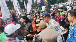 Massa Driver Online Jawa Timur Turun Jalan, Minta DPR RI Prioritaskan RUU Transportasi