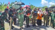 Pangdam XVIII/Kasuari Resmikan Jalan Hasil Program TMMD ke-128 di Kampung Tanah Rubuh