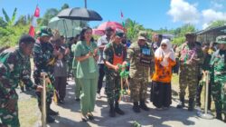 Pangdam XVIII/Kasuari Resmikan Jalan Hasil Program TMMD ke-128 di Kampung Tanah Rubuh Pangdam XVIII/Kasuari Resmikan Jalan Hasil Program TMMD ke-128 di Kampung Tanah Rubuh
