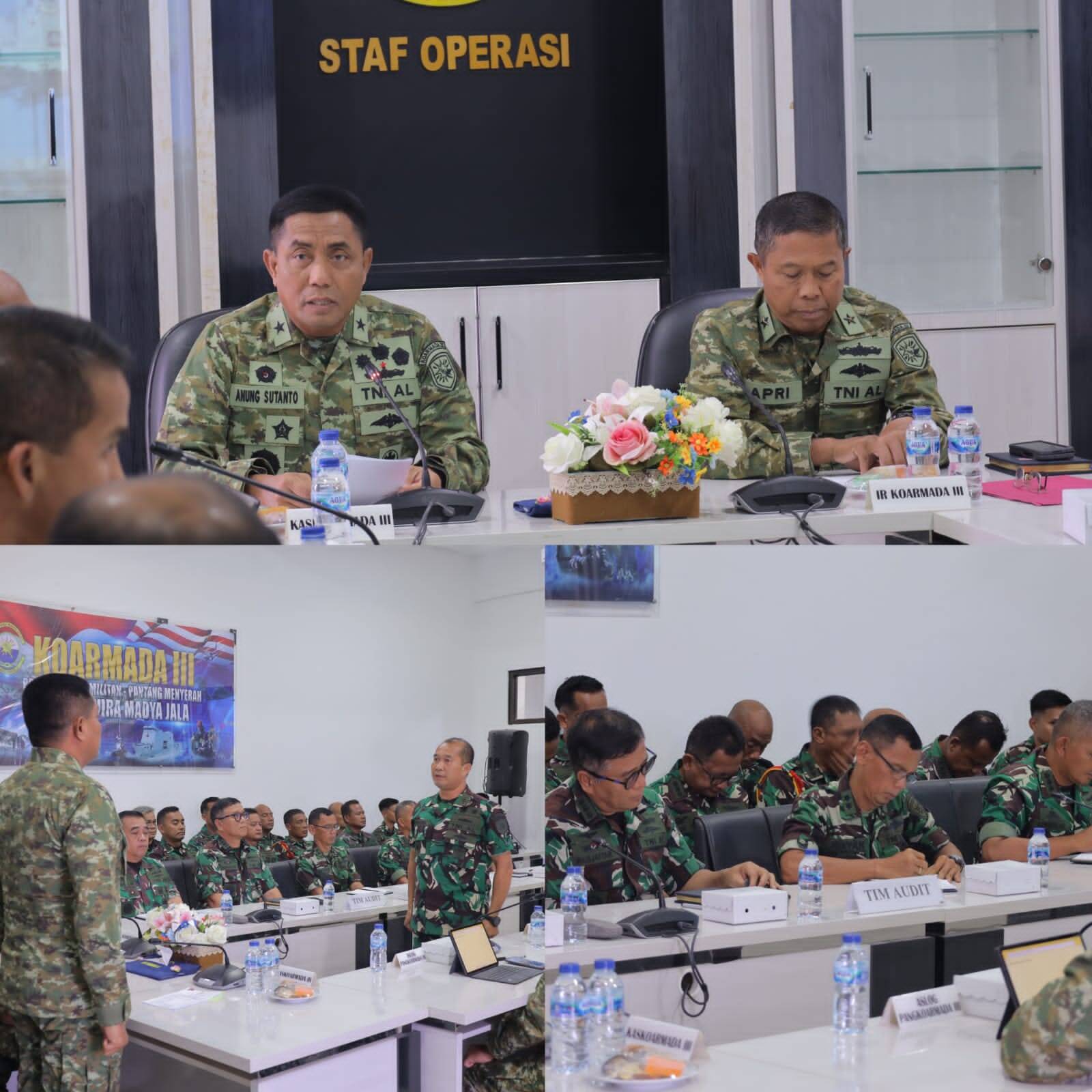 Koarmada III Melaksanakan Taklimat Awal Audit Kinerja Internal Koarmada III Melaksanakan Taklimat Awal Audit Kinerja Internal