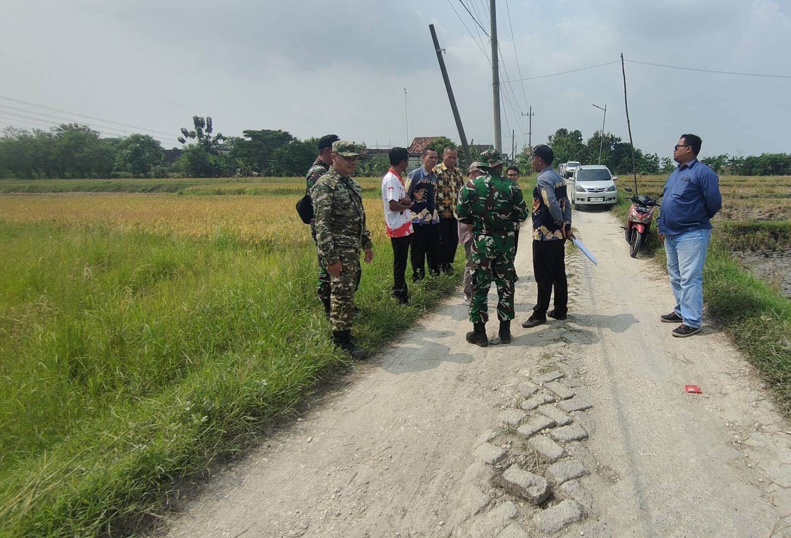 Dandim Bojonegoro Tinjau Sasaran TMMD 129 di Desa Kesongo Kedungadem