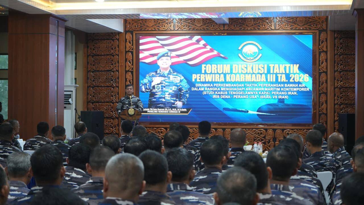 Koarmada III Gelar Diskusi Taktik Peperangan Bawah Air, Bahas Dinamika Ancaman Maritim Modern