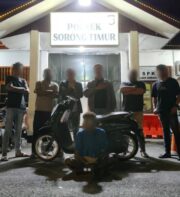 Polsek Sorong Timur Berhasil Ungkap Kasus Curanmor, Pelaku Ditangkap Berkat Koordinasi Lintas Satuan