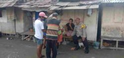 Program Poliran, Bhabinkamtibmas Desa Budimulya Jalin Kedekatan dengan Warga