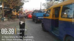 IPTU Udi Muhdi Tegas dan Disiplin Atur Arus Lalu Lintas di Jam Sibuk Pagi