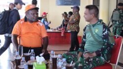 Kodim 1714/Puncak Jaya Bersama Pemda Laksanakan Jumat Sehat Yang Penuh Berkah