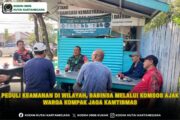 Peduli Keamanan Di wilayah, Babinsa Melalui Komsos Ajak Warga Kompak Jaga Kamtibmas
