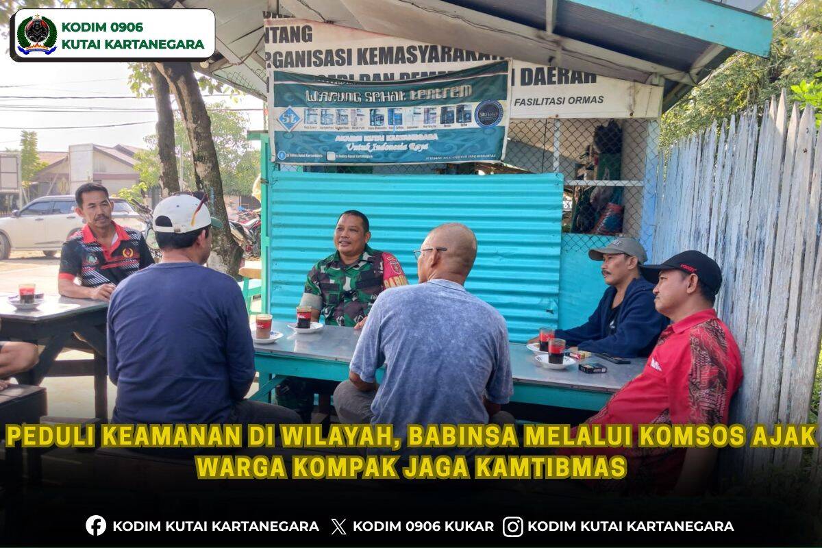 Peduli Keamanan Di wilayah, Babinsa Melalui Komsos Ajak Warga Kompak Jaga Kamtibmas Peduli Keamanan Di wilayah, Babinsa Melalui Komsos Ajak Warga Kompak Jaga Kamtibmas