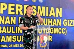 Dukung Program Asta Cita Presiden RI, Danlanud Sjamsudin Noor Resmikan SPPG Maluka Baulin Perkuat Gizi Generasi Bangsa