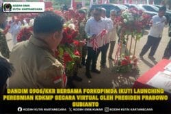Dandim 0906/Kkr Bersama Forkopimda Ikuti Launching Peresmian KDKMP Secara Virtual Oleh Presiden Prabowo Subianto Dandim 0906/Kkr Bersama Forkopimda Ikuti Launching Peresmian KDKMP Secara Virtual Oleh Presiden Prabowo Subianto