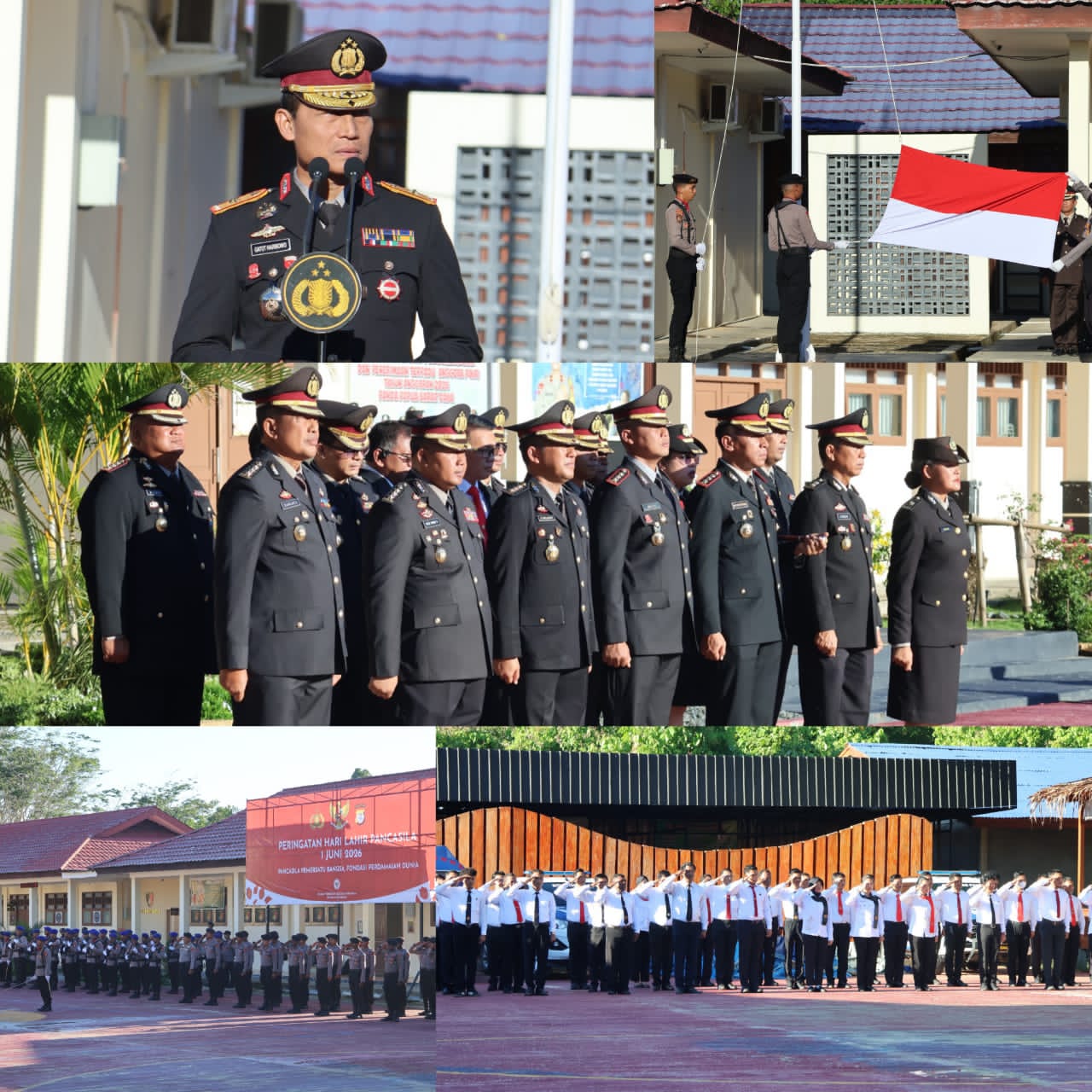 Kapolda Papua Barat Daya Pimpin Upacara Hari Lahir Pancasila 2026: Polda PBD Teguhkan Semangat, Perkuat Komitmen Kebangsaan