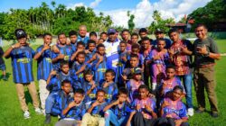 Polda PBD Dukung Pembinaan Anak Papua Lewat Turnamen Sepak Bola Trophy KU-15
