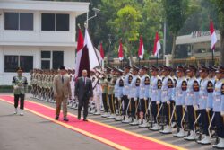 Panglima TNI Dampingi Menhan RI Terima Kunjungan Wakil Perdana Menteri sekaligus Menteri Negara Urusan Pertahanan Qatar
