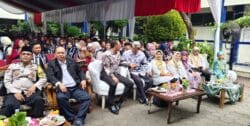Bhabinkamtibmas Desa Pasir Jaya Hadiri Pelepasan Siswa Kelas IX SMP Negeri 3 Cikupa, Sampaikan Pesan Kamtibmas