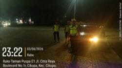 Patroli KRYD Polsek Cikupa Sisir Sejumlah Titik Rawan, Antisipasi Gangguan Kamtibmas