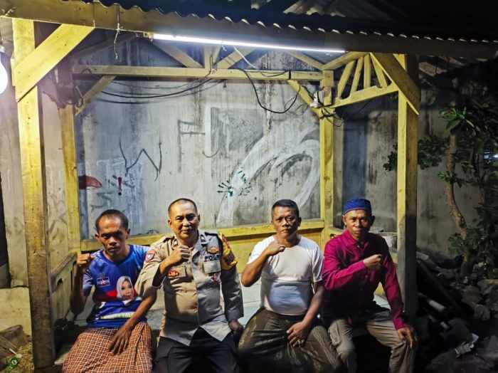 Bhabinkamtibmas Desa Sukadamai Aktifkan Ronda Siskamling Bersama Warga, Perkuat Keamanan Lingkungan