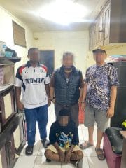 Tim Elang Polsek Sorong Barat Berhasil Amankan Terduga Pelaku Begal Yang Melarikan Diri