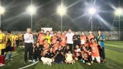 Sat Reskrim FC dan Senkom Mitra Polri FC Juara Turnamen Mini Soccer Kapolresta Cup HUT Bhayangkara ke-80