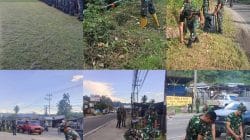 Semarak Pesparawi Nasional XIV, Prajurit Kodam XVIII/Kasuari Gelar Karya Bakti
