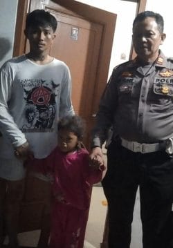 IPTU Udi Muhdi Bantu Antar Anak Hilang Kembali ke Pelukan Orang Tuanya