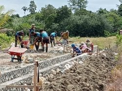 TNI Hadir untuk Rakyat, Pembangunan Irigasi Desa Ino Jaya Terus Berlanjut