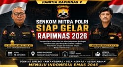 Senkom Mitra Polri Pertegas Komitmen Bela Negara dalam Rapimnas 2026 Senkom Mitra Polri Pertegas Komitmen Bela Negara dalam Rapimnas 2026