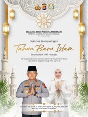 Tahun Baru Islam 1 Muharam, Kapolresta Tangerang Ajak Masyarakat Tebar Kebaikan dan Bersama Jaga Kamtibmas