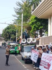 PerTasiB Geruduk Kejagung, Desak Usut Dugaan Aliran Dana Asing ke CELIOS Secara Terbuka