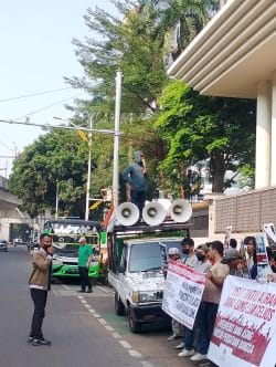 PerTasiB Geruduk Kejagung, Desak Usut Dugaan Aliran Dana Asing ke CELIOS Secara Terbuka