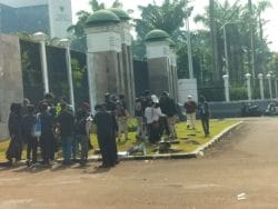 Mahasiswa UKI Geruduk DPR RI, Tolak Kertajati Dijadikan Fasilitas Militer Amerika Serikat