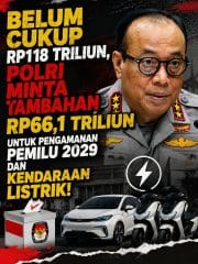 Polri Minta Tambahan Anggaran Rp66,1 Triliun, Persiapan Pemilu 2029 Jadi Alasan Utama