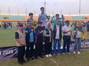 Kepala Disporabudpar Ratih Rahmawati Dukung Pembinaan Atlet, Kabupaten Tangerang Sabet Emas Sepak Bola POPDA XII