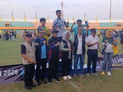 Kepala Disporabudpar Ratih Rahmawati Dukung Pembinaan Atlet, Kabupaten Tangerang Sabet Emas Sepak Bola POPDA XII