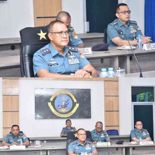 Kodaeral XIV Sorong Ikuti Vicon Diskusi Strategis Kementerian Luar Negeri - TNI Angkatan Laut Kodaeral XIV Sorong Ikuti Vicon Diskusi Strategis Kementerian Luar Negeri - TNI Angkatan Laut