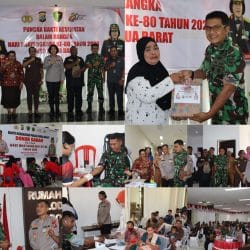 HUT Bhayangkara ke-80: Kodam XVIII/Kasuari Perkokoh Sinergi TNI-Polri dalam Bakti Kesehatan untuk Rakyat