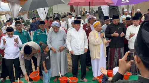Kapolresta Tangerang dan Bupati Hadiri Peletakan Batu Pertama Maqbaroh Al-Istiqlaliyyah