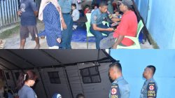Kodaeral XIV, Respon Cepat Bantu Korban Kebakaran di Komplek Klademak II Pantai Sorong