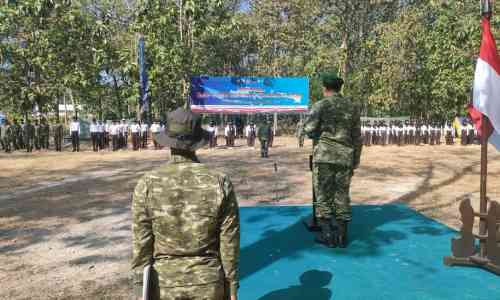 Tumbuhkan Semangat Juang Generasi Muda, Kodim Bojonegoro Gelar Persami Korp Kadet Republik Indonesia