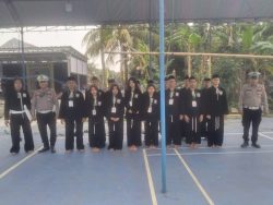 Kapolsek Cikupa Pimpin Pengamanan Pemberangkatan Warga Baru PSHT ke Padepokan