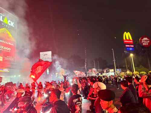 Polsek Cikupa Kawal Ribuan Warga PSHT, Pengesahan Berlangsung Aman dan Kondusif