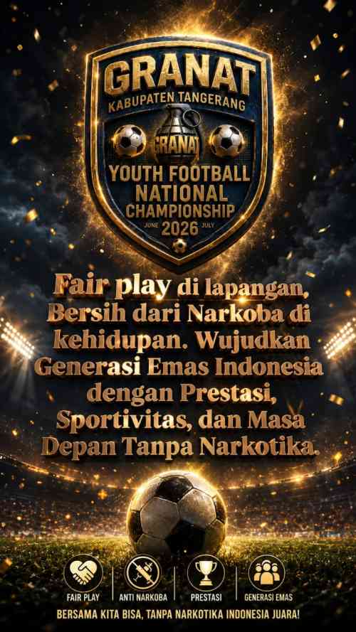 GRANAT Kabupaten Tangerang Gelar U13 Youth Football National Championship 2026