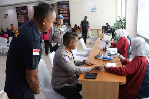 Polresta Tangerang Gelar Donor Darah, Bakti Kesehatan Maknai Hari Bhayangkara