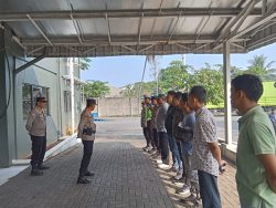 Polsek Cikupa Kawal Aksi Buruh PT Doga Group Internasional, Pengamanan Humanis Jaga Situasi Tetap Kondusif