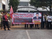 Aksi Aliansi Anti Korupsi Indonesia di Kemenag Jakpus Soroti Dugaan Penyimpangan Anggaran di Maluku Utara
