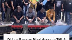 Polda Lampung Bekuk 8 Pelaku Perampasan Pajero Milik Anggota TNI di Bandar Lampung